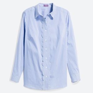 Shelly Scalloped Placket Shirt